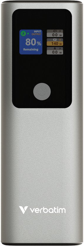 Verbatim Charge 'n' Go 27000mAh Power Bank 183W Grey
