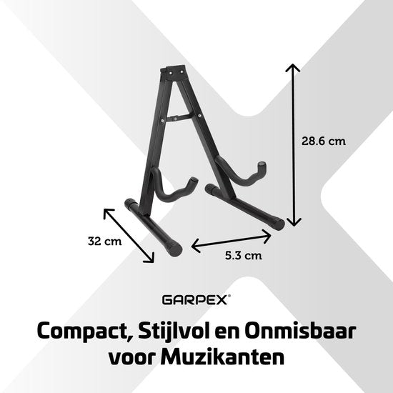 Garpex® Universal Guitar Stand - Portable - Stable