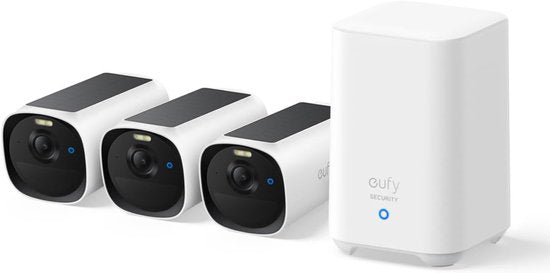 Eufy eufyCam E40 3-Cam Kit + HomeBase S280 Ball (shape) IP security camera Outdoor 2688 x 1520 Pixels Wall