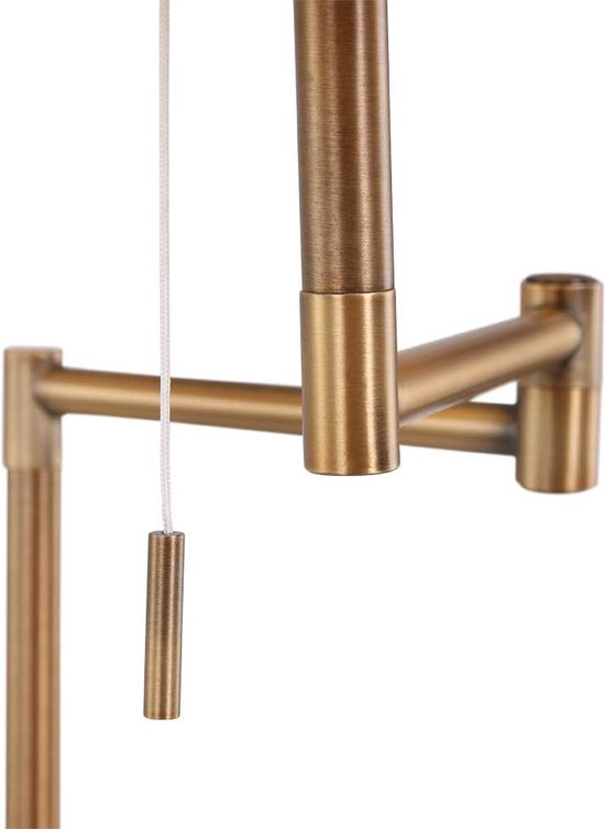 Mexlite lampadaire Bella - bronze - métal - 45 cm - douille E27 - 3406BR