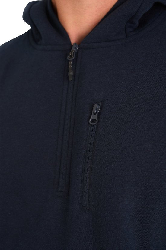 Mario Russo Tracksuit Achilles - Tenue de ville - Jogging - Sweat à capuche - Bleu marine - XXL