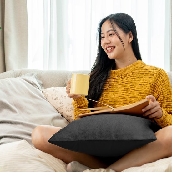 Auronic Heat Cushion - Classic - 45x60 - Sans fil - Rechargeable - Coussin électrique - Infrarouge - Anthracite