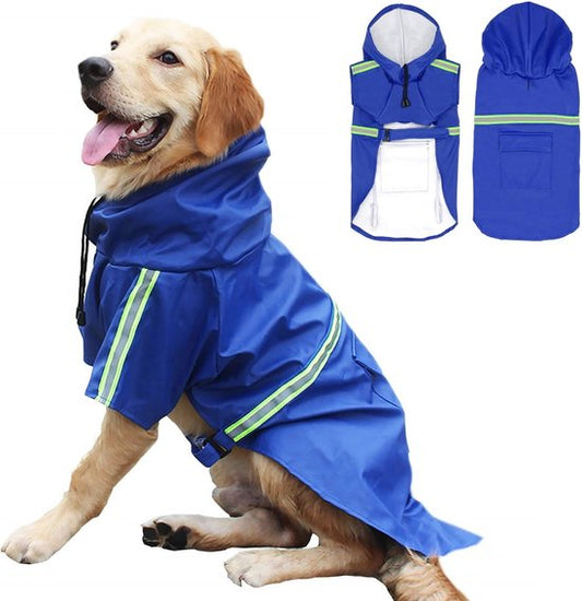 Dutchwide - Manteau pour chien - Imperméable pour chien - Bleu - Taille S