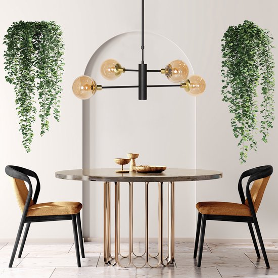 Steinhauer - lampe suspendue - Constellation - laiton - métal - Ø 90cm - E14 - 3805ME