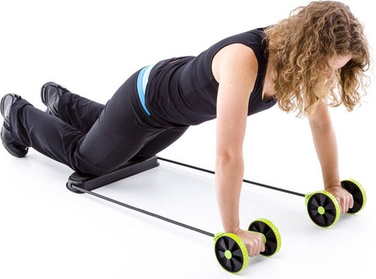 Appareil de fitness multifonctions - Noir - Genouillère confortable et antidérapante
