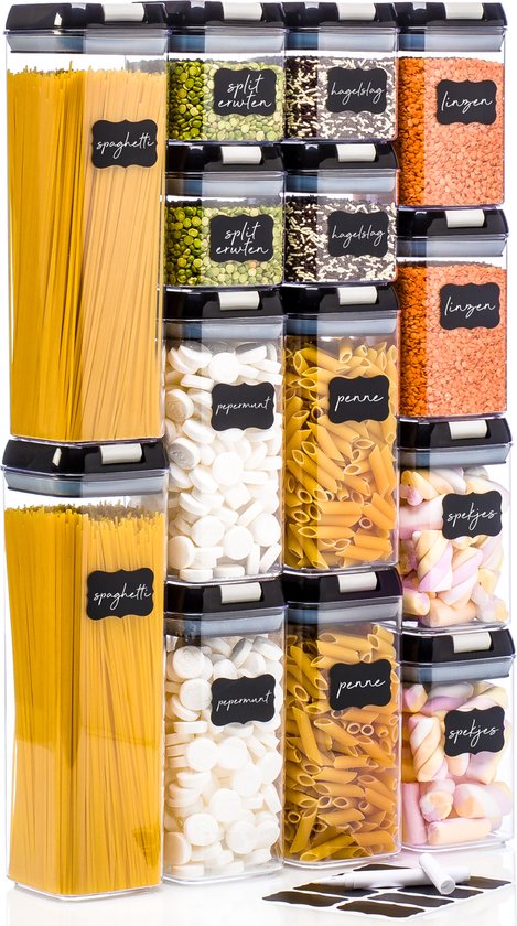 Pots à bouillon Stosh - Pots à bouillon - Pots à bonbons - 14 pièces - Sans BPA - Plastique