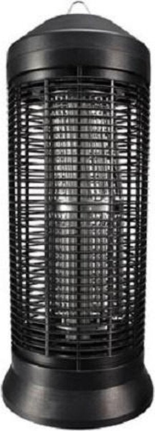 Perel Désinsectiseur, électrique, grille de tension 4000 V, bac de récupération amovible, 600 m², noir