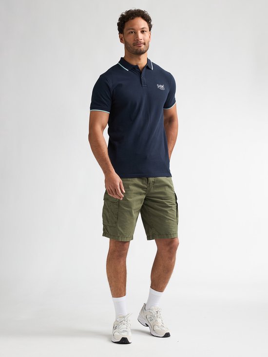 Petrol Industries - Polo à manches courtes Rallye pour homme - Bleu - Taille XL