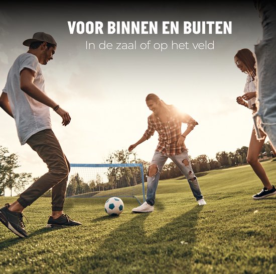 But de football Umbro - But de football 200 x 100 x 100 cm - Grand but de football 1.5KG - Facile à déplacer - Jouet d'extérieur pour enfants et adultes - But d'entraînement au football - Métal - Bleu