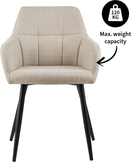 Chaise de salle à manger Kick Nova - beige