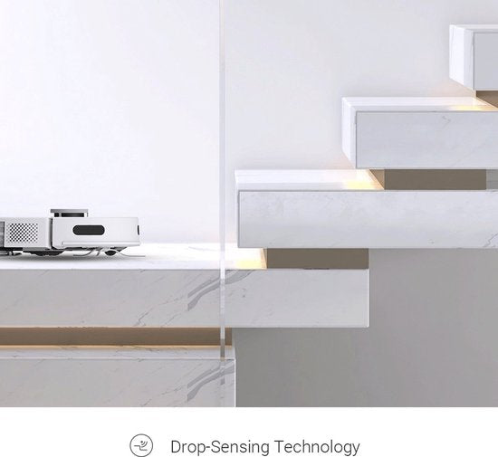 EZVIZ Robot aspirateur et serpillière - RE5 Plus - Contrôle par application - autonettoyant - aspirateur et serpillière