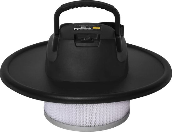VONROC Aspirateur de cendres 1600W - Capacité 20L - Câble d'alimentation 3m - Pour cheminée, foyer, barbecue et atelier