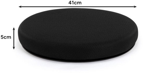 Wellhealth - Coussin rotatif en gel pour toute chaise - 1 pièce