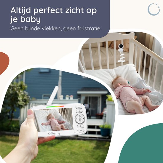 Numsy Baby Monitor Holder - Support pour moniteur de bébé - Support flexible pour caméra - Caméra pour bébé - Support pour moniteur de bébé