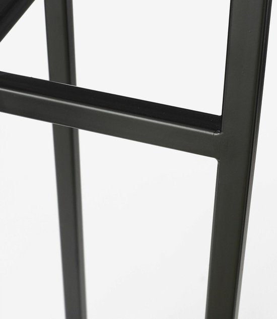 Mica Decorations Ascot Plant Stand XL - L38 x L38 x H71 cm - Métal - Noir