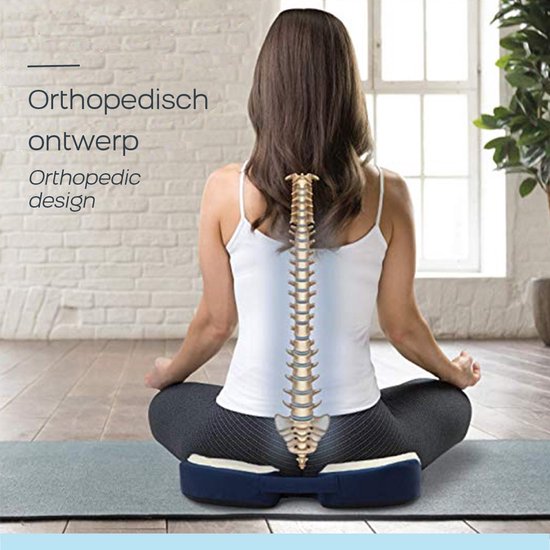 Konbanwa pillow, Soft Gel Seat - Coussin de siège - Coussin en gel - 47x36 cm - Orthopédique et ergonomique - Coussin cale, Coussin rebondissant - Coussin de bureau - Coussin de voiture - Chaise de bureau - Travail à domicile - Coussin pour fauteuil roula