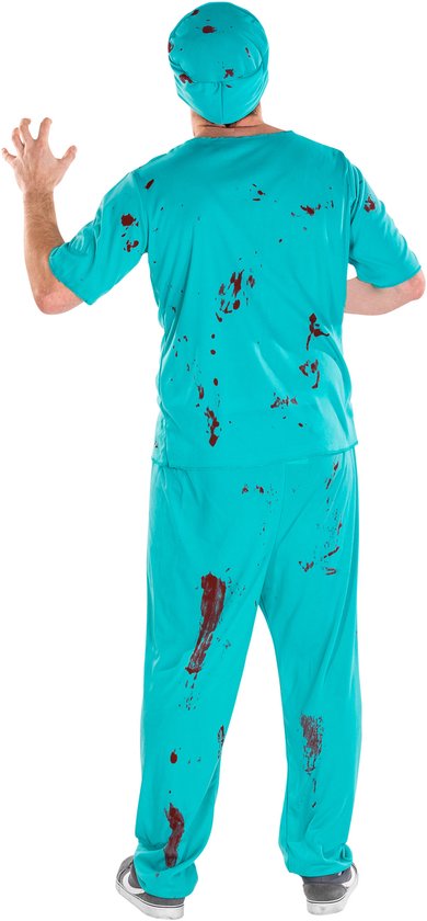 Dressforfun Costume homme zombie docteur L - costume de déguisement halloween costume de fête carnaval costume de fête carnaval - 300184