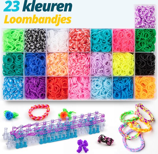 VAIVE Loom Straps Deluxe Starter Kit with Loom Board - Loom Straps Starter Kit - Crafting Girls - For Kids - Craft Box