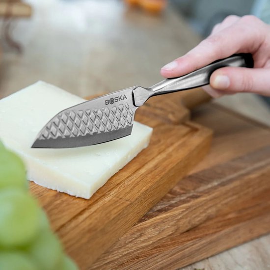 Couteau à fromage Boska Hard Monaco+ No.9 - Couteau à fromage à pâte dure - Couteau à fromage vieux - Lauréat - Acier inoxydable - Couteau à fromage lavable au lave-vaisselle - Ustensiles de cuisine - Accessoires de cuisine - Garantie 10 ans