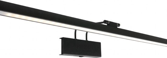 Steinhauer Litho LED - Applique moderne - Noir - H:9.4cm - Universelle - Pour l'intérieur - Métal - Appliques - Chambre à coucher - Salon