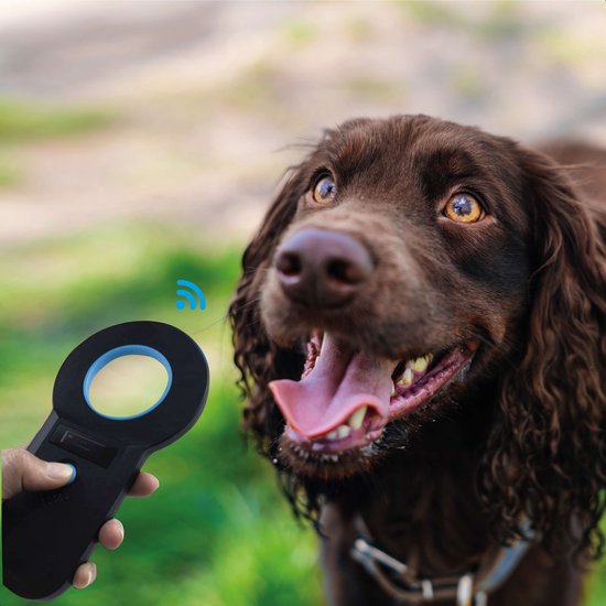 Lecteur de puces pour animaux Dutchwide Chipreader Pro - 128 enregistrements - USB/ Bluetooth