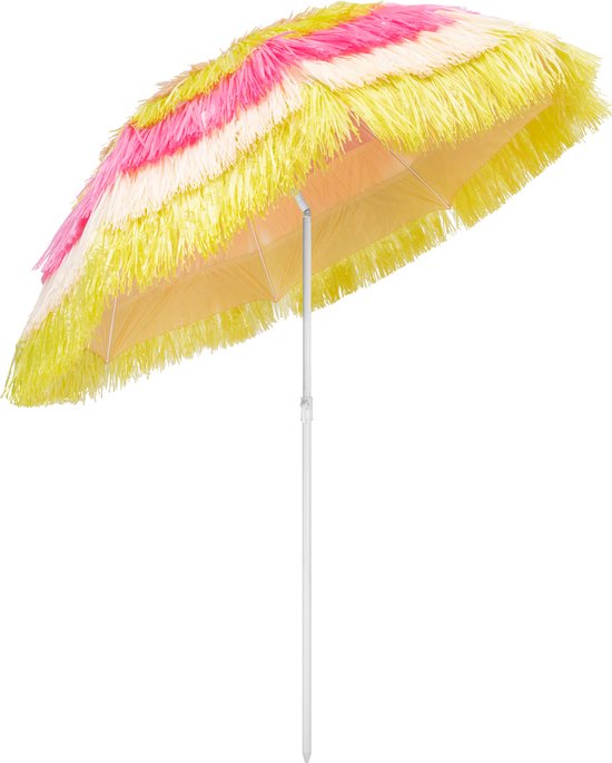 Kingsleeve Parasol Hawaii 160 cm - Inclinaison réglable - Multicolore