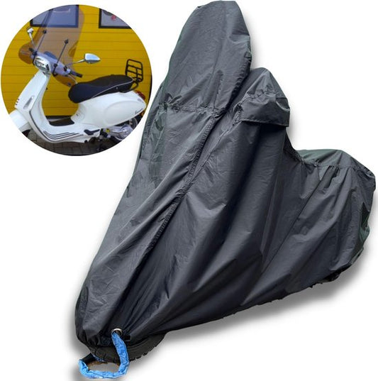 Housse de scooter avec pare-brise - taille L - imperméable - housse de scooter - pour Vespa, Fiddle, Peugeot, Piaggio