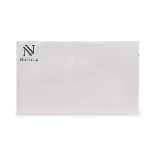 Nuvance - Flocons de neige LED - 1,5 m - 10 étoiles - Lumières de Noël pour l'intérieur et l'extérieur - Décoration de Noël - Guirlande de Noël - Blanc chaud