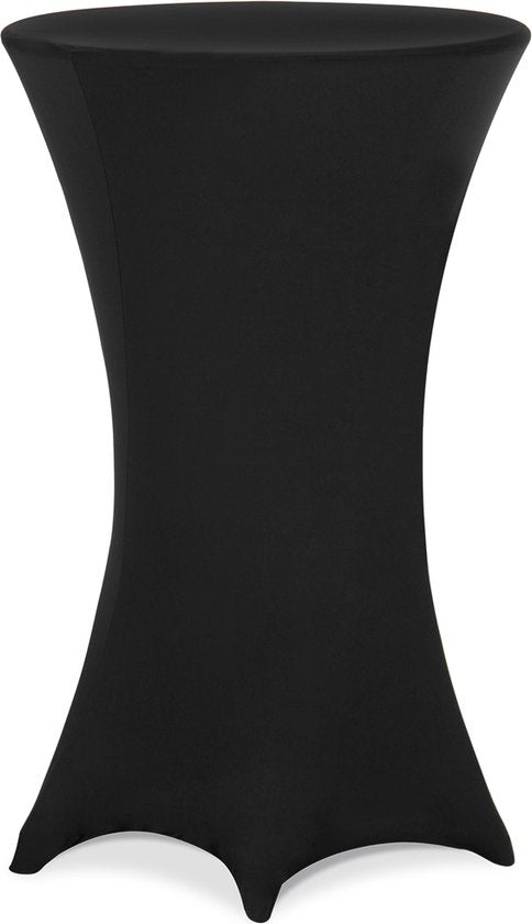 Deuba Bartable Jupe Nappe Stretch 30°C Lavable Ø 60 cm Noir