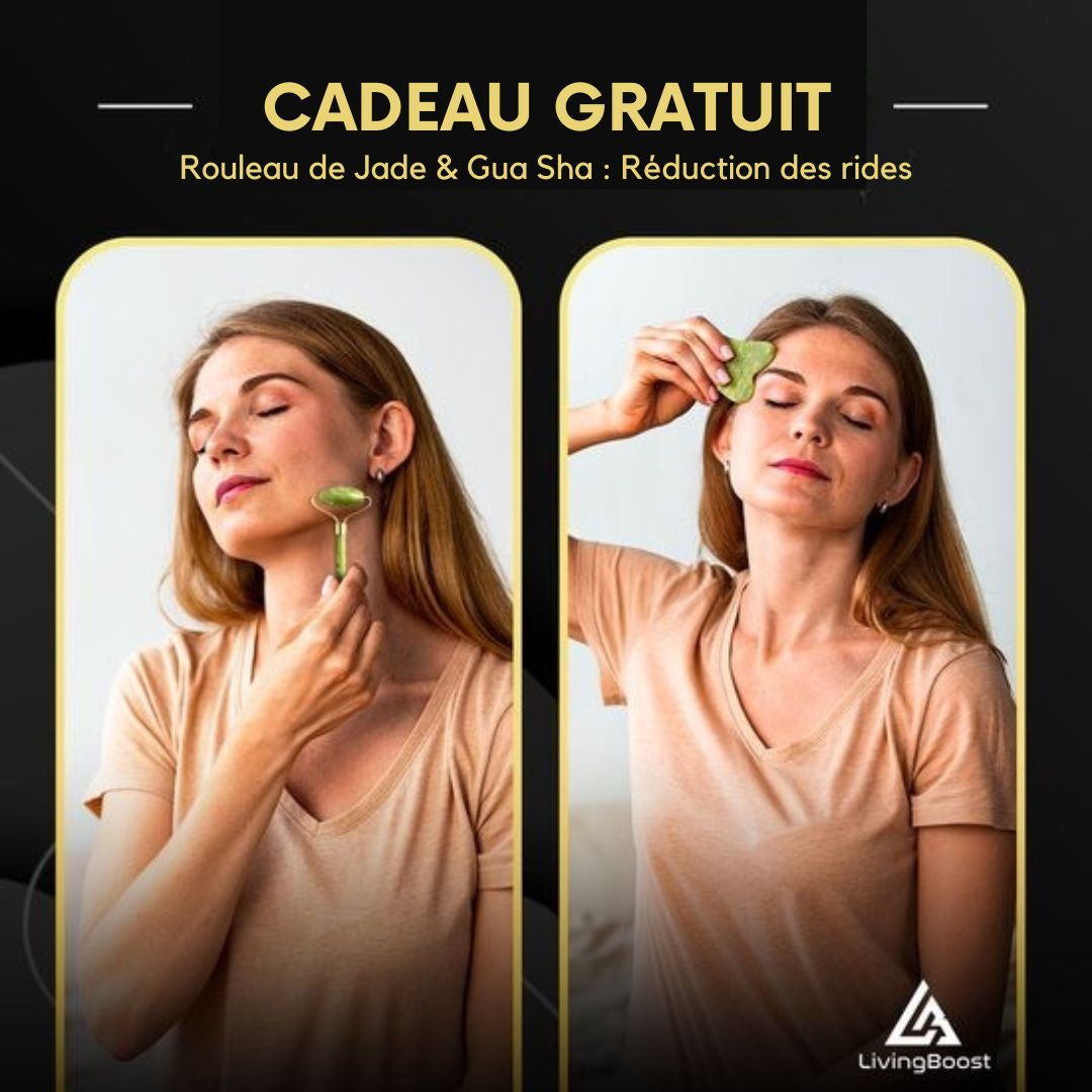 Appareil de massage électrique contre la cellulite LivingBoost®- Gua Sha inclus - 12 niveaux et températures - Corps entier - Massage par ventouses - Anti cellulite - noir