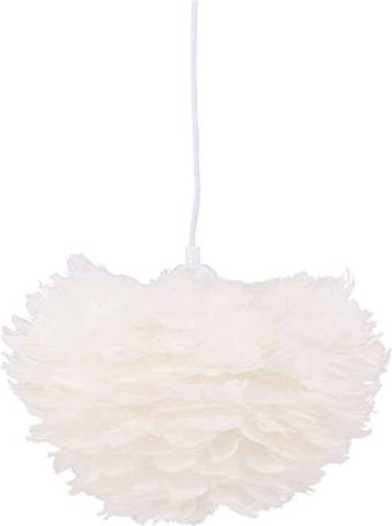 Lampe suspendue Nicola 35x35x20cm blanc