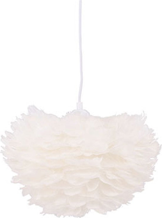 Lampe suspendue Nicola 35x35x20cm blanc