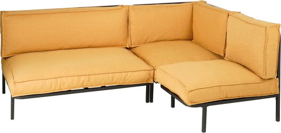 Mica Decorations Celo Lounge Chair - L62 x L83 x H78 cm - Métal - Noir