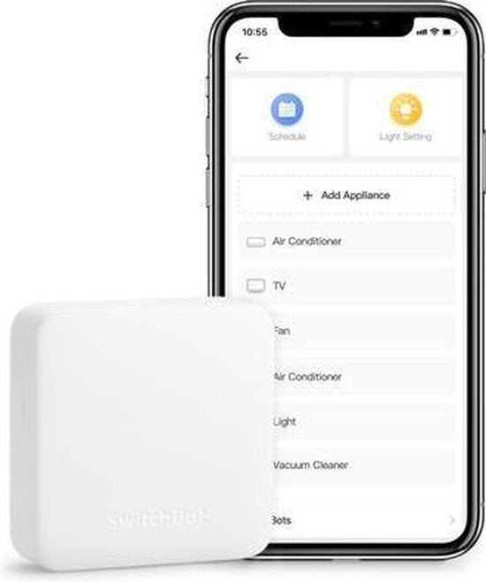 SwitchBot Hub Mini - Télécommande intelligente - Votre téléphone comme télécommande