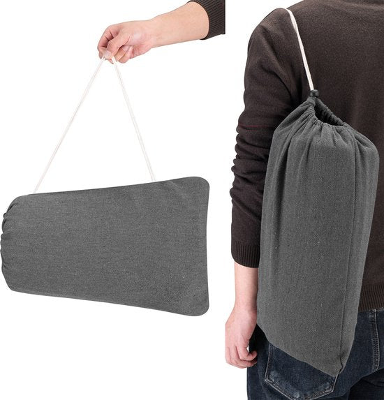 Juskys Hamac Paya - Anthracite - Base et sac de rangement inclus