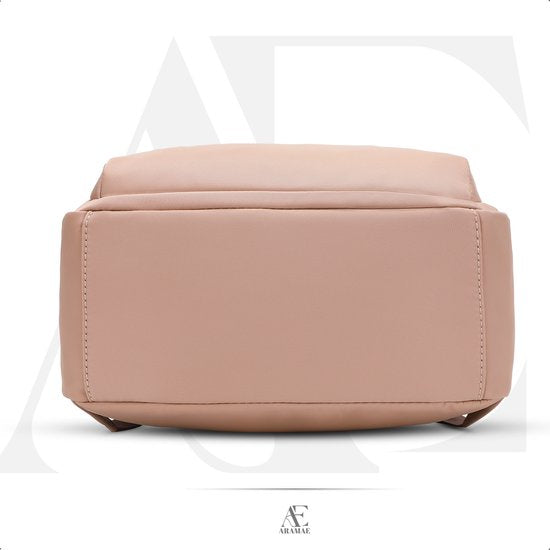 aramae® - Sac à dos femme - Sac à dos femme - Sac à dos fille - Sacoche pour ordinateur portable 14 pouces - Sac d'école - Sac à dos rose