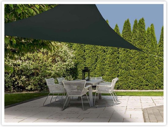 Ambiance Toile d'ombrage triangulaire 360x360x360 cm Gris