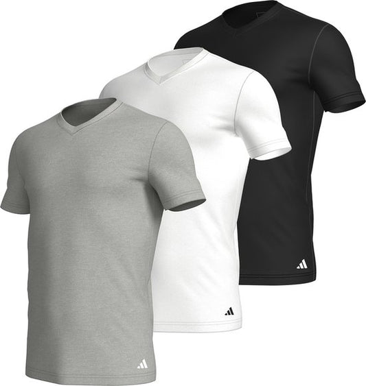 Adidas - Chemise à col en V pour hommes (lot de 3) - Taille XL