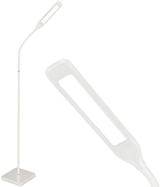 Auronic Lampadaire - Lampadaire LED - Lampadaire Salon Bureau - Lampe de chambre - Lampe de lecture dimmable - Blanc