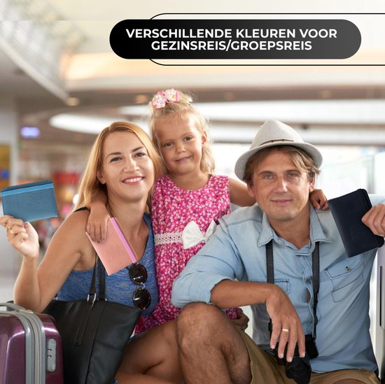 EverNeeds Étui pour passeport - Étui pour passeport - Étuis pour passeport - Cuir PU - Noir