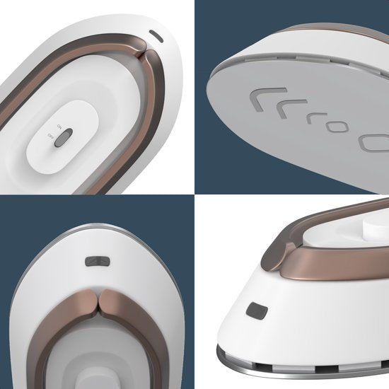 Fer à repasser de voyage - Merkloos - Mini - compact et portable - Fonction séchage et vapeur - blanc