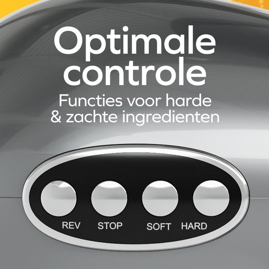 KitchenBrothers Slowjuicer XL - Presse-agrumes - Presse-légumes et fruits - Alimentation 43 mm et 70 mm - 500 ml - Gris
