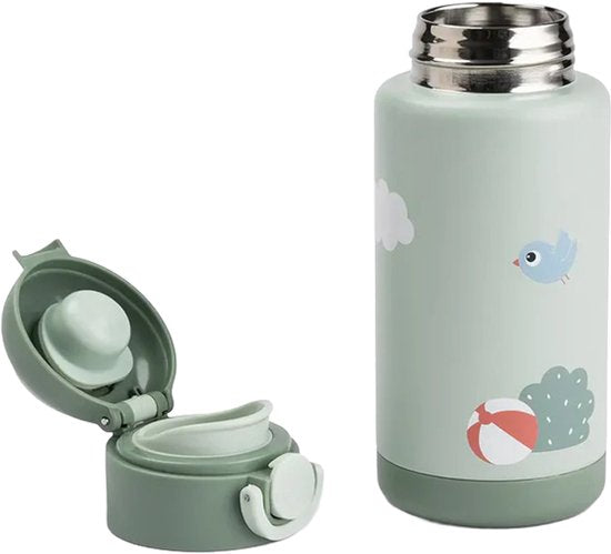 Done by Deer Thermo Bottle - Playground - Green - 340 ml