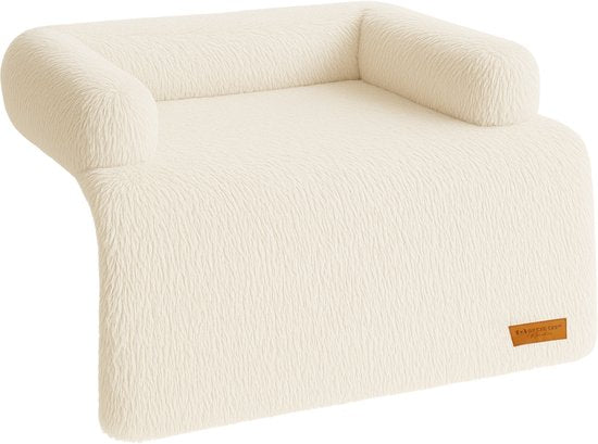 By Cee Cee Original Dog Rug Bench - Panier pour chien - Premium - Entièrement dézippable - Beige - 75x90 - Taille S