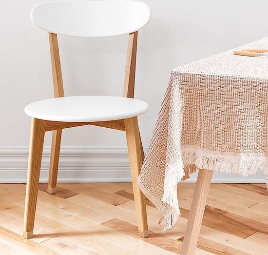 Duhtz Transparent Circular Chair Leg Caps - 24 pieces - Protecteur, insonorisant, extensible - Pour chaises de 20mm à 30mm