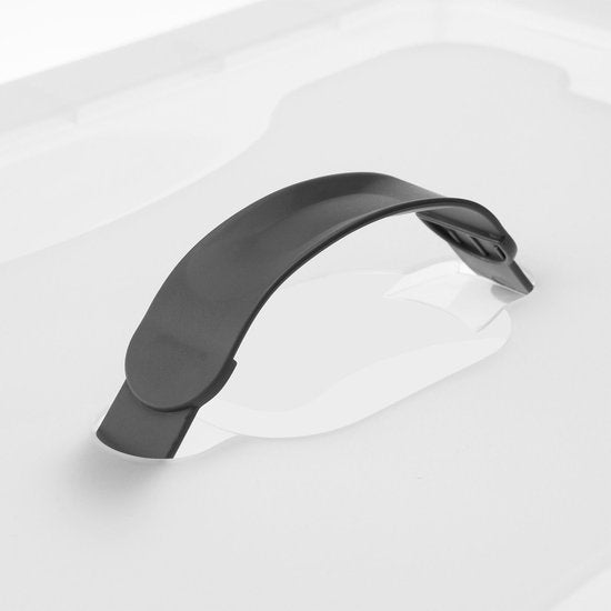 Boîte de rangement / Boîte de rangement 30 L - Plastique - 4 pièces - Couvercle inclus