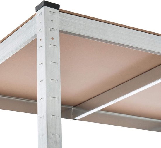 2x Profeco Heavy Duty storage rack 180x90 cm - étagère en acier inoxydable - 10 étagères - Capacité 175 kg par étagère - Armoire de rangement garage & remise