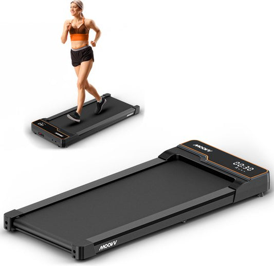 Moovv SmartStep - Tapis de course pour la maison 1-6km/h - Tapis de marche - Bande de marche électrique pour le bureau - Fitness