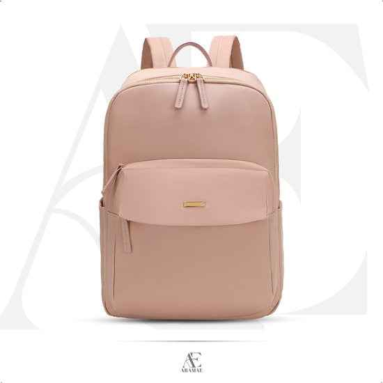aramae® - Sac à dos femme - Sac à dos femme - Sac à dos fille - Sacoche pour ordinateur portable 14 pouces - Sac d'école - Sac à dos rose