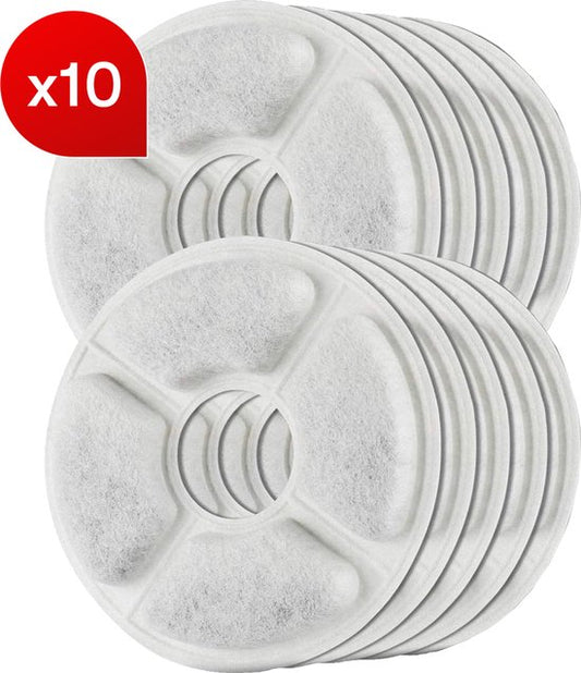 Vivex® Drinking Fountain Filters - Filtres pour fontaines à chat - Qualité supérieure - 10 pièces